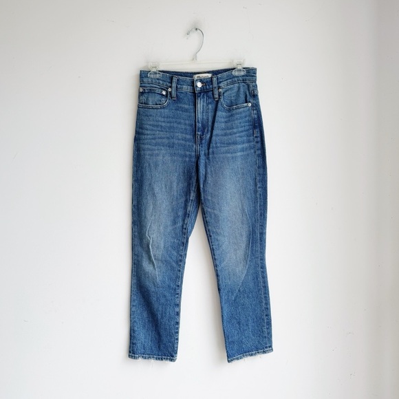 MADEWELL The High-Rise Slim Boyjean in Lavern Wash 25 - Picture 5 of 10
